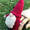 ColourSpun Knit Gnome Finger Puppet Kit - a kit containing all the materials you need plus free instructions to knit a little Gnome Finger Puppet