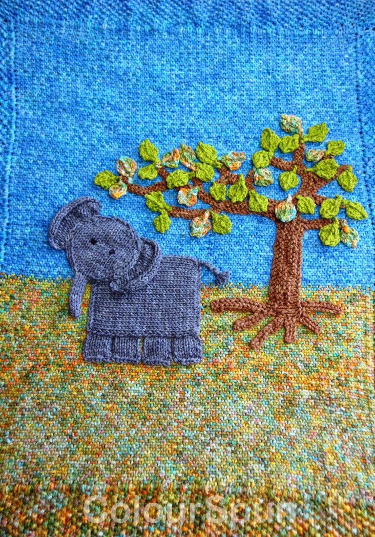 ColourSpun Little Ellie Blanket Kit - a kit containing all the materials you need plus free instructions to crochet a blanket or knee rug in the Little Ellie Blanket design