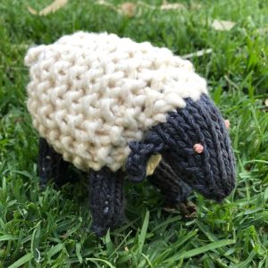ColourSpun Sheep Kit - a kit containing all the materials you need plus free instructions to knit a Sheep