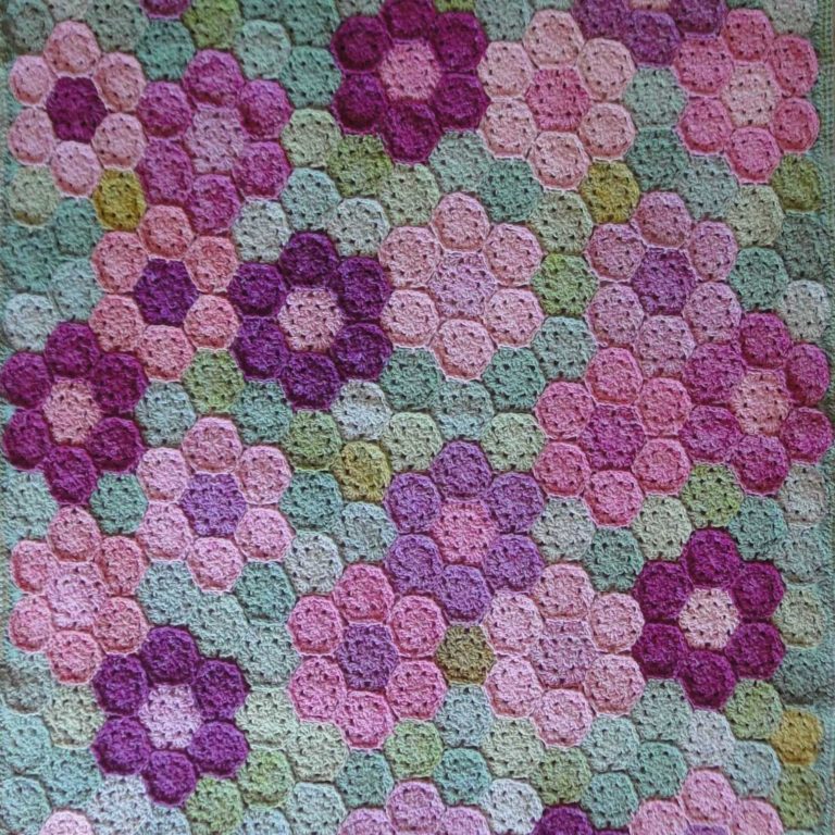Summer Garden Blanket Kit from ColourSpun