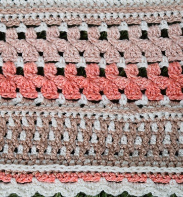 Close up of The Neave Collection's Blushing Bride Blanket