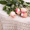 The Neave Collection's The Snow Drop crochet table cloth / throw
