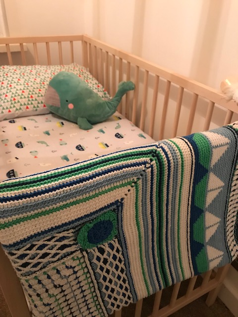 The Neave Collection's Nautical Throw closeup