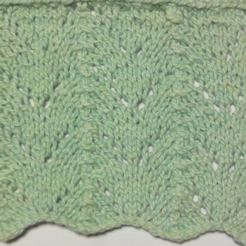 Fishtail lace