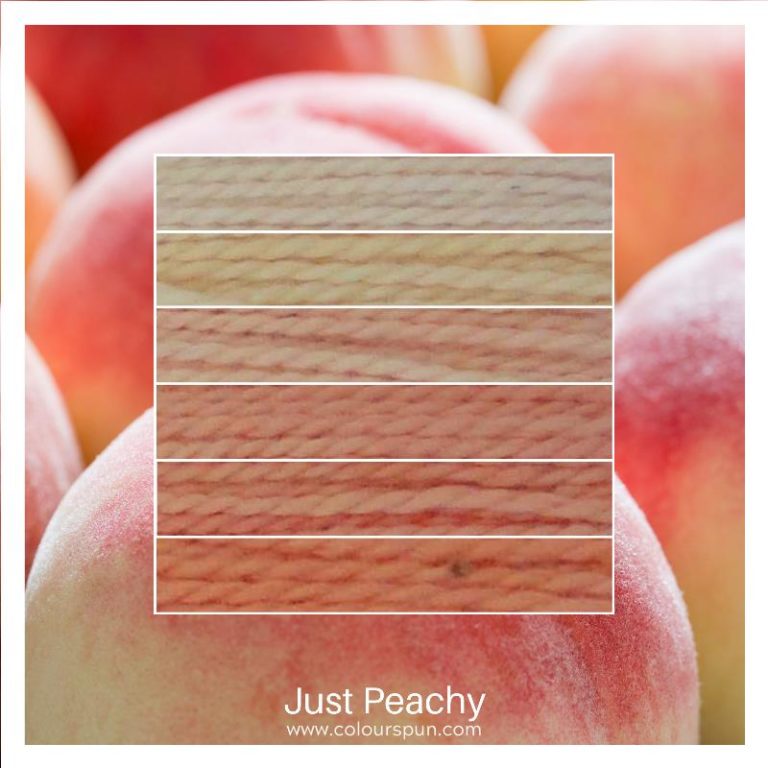 Just Peachy ombre stack. 6 shades of a colour from light to dark.
