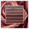 Dusty Rose ombre stack. 6 shades of a colour from light to dark.