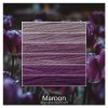 Maroon ombre stack. 6 shades of a colour from light to dark.