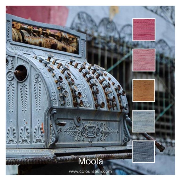 Moola - a Cotton Five colour pack inspired by an old till on a Havana street