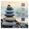 Zen - a Cotton Five colour pack inspired by the delicate balance of stacked pebbles