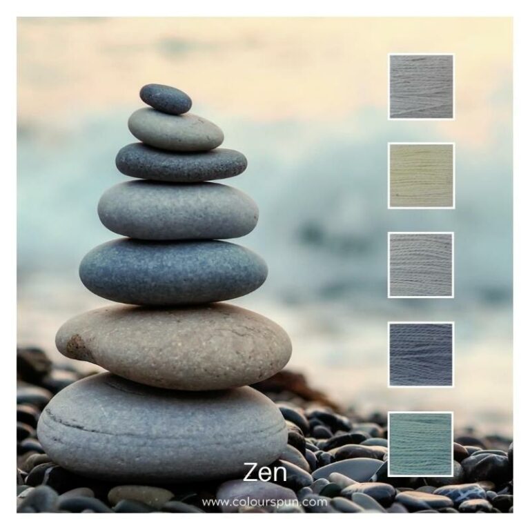 Zen - a Cotton Five colour pack inspired by the delicate balance of stacked pebbles
