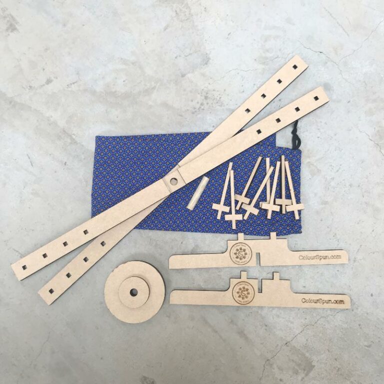 Amish Style Yarn swift in pieces