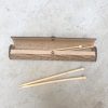Knitting Needle case open with needles