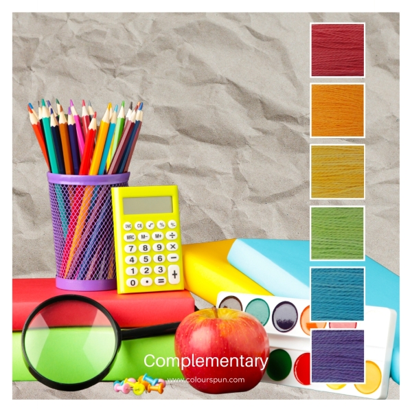 Complimentary is a 6 colour Colour Stack made up of complimentary colours